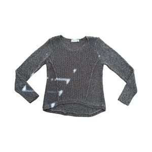RD Style Charcoal Knit Long Sleeve Top (Size S)